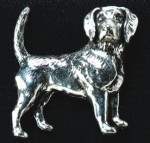 pewter beagle badge