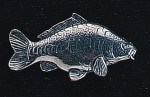 pewter carp badge