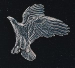 pewter eagle badge