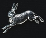 pewter hare badge