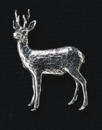 pewter roebuck badge