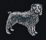 pewter spaniel badge