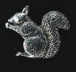 pewter squirrel badge