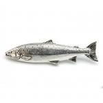 Pewter Salmon Badge