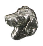 Pewter Small Labrador Head Badge