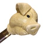 Pigs Head Walking Stick 1622