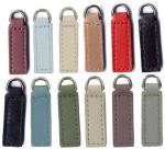Plain 3cm replacement zip tag for handbags all colours