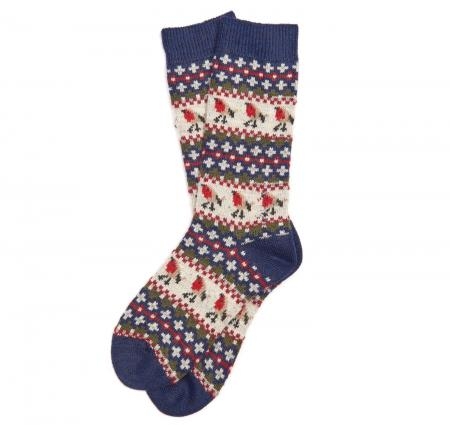 Barbour Robin Fairisle Sock for ladies LSO0077NY55