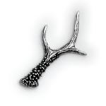 In Stock:
Yes
Roe Antler Pewter Badge A56