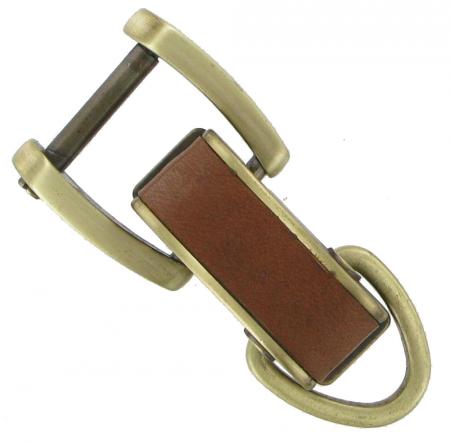 Roncato Handle Loop Antique Brass and tan leather SRONCATHL