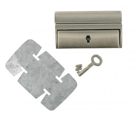 Satin Chrome Lockable Tucktite Fastener STTL1