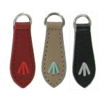Shaped, Stitched replacement zip tag for handbags Z38