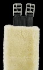 In Stock:
Yes
Sheepskin Girth Sleeve by Cottage Craft shown on a black Jeffries Girth