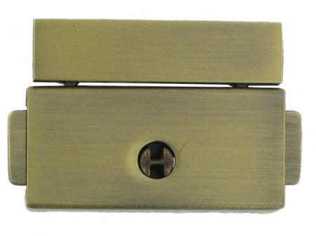 Side Release Key Lock Antique Brass CXLK002