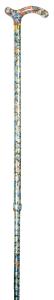 Slimline Chelsea Walking Cane autumn gold floral 4099J