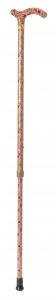 In Stock:
Yes
Slimline Extending Chelsea Walking Cane peachy pink floral