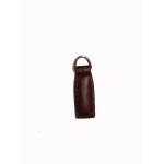 Slim Tapered 3cm replacement zip tag for handbags in brown Z30
