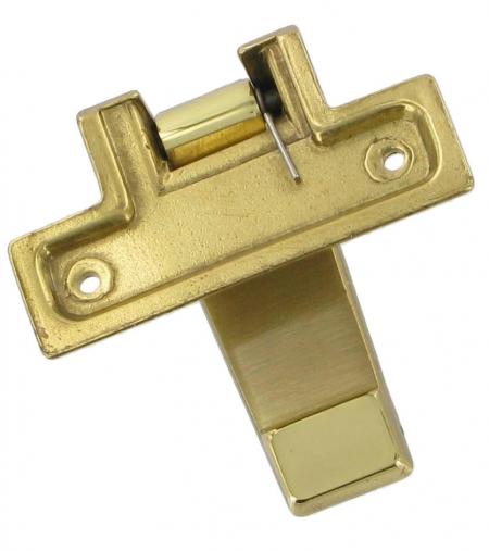 Bevelled Brass Briefcase Hasp SOCS1