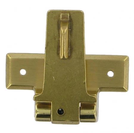 Bevelled Brass Briefcase Hasp SOCS1