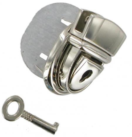 Small Chrome Briefcase Lock CTT13