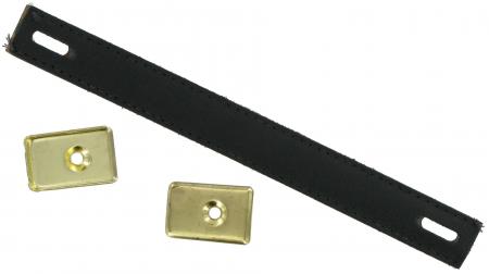 Black with brass fittings