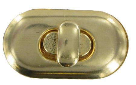 Small Oval Turn Lock for handbags CXTL12CH