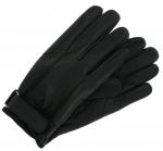 Smooth Calf Leather Riding Glove Black