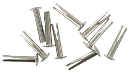 Split Rivets Chrome 17mm RIV4