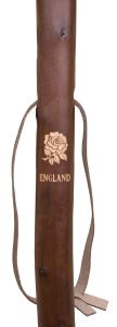 Staff with carved ENGLAND and English rose emblem 1784