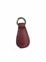 Teardrop Shaped Decoratively Stitched replacement zip tag for handbags Z9