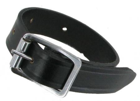 Ten Inch Black Leather Strap BLKSTRP10