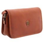 In Stock:
Yes
The Casoni Italian Leather Flap Over Bag in cognac