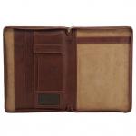 The Lucera A4 Zip Round Conference Folder