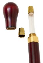 Tippling Cane in tan - Knob Topped C2078