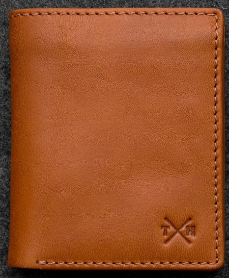 Tudor Abridged Wallet in tan Leather