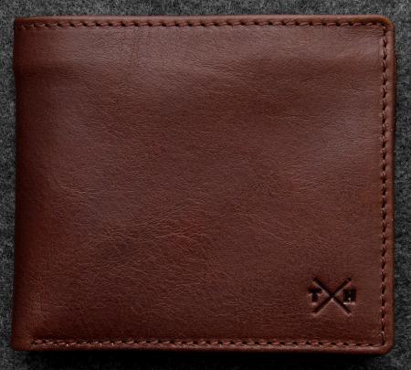 Tudor Legion Wallet in Leather in brown