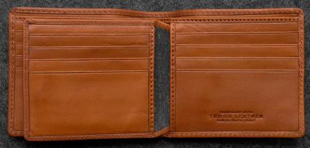 Tudor Legion Wallet in Leather in tan