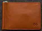 In Stock:
Yes
Tudor Money Clip Wallet in tan Leather
