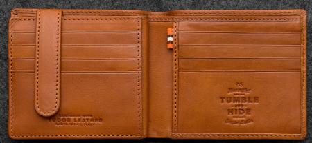 Tudor Ultimate Card Wallet in tan Leather