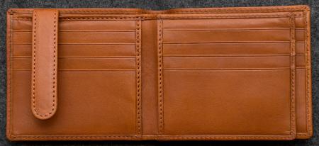 Tudor Ultimate Card Wallet in tan Leather