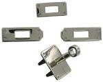 TURN CLASP TRIPLE PLATE BRASS,CHROME CTL6