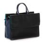 Twin Flap Large Workbag in black pace