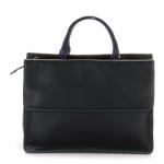 Twin Flap Large Workbag in black pace