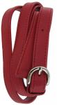 Unfinished Leather Shoulder Strap in Red SUSS4