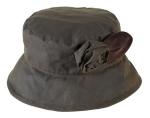 Barbour Valerie Ladies Waxed Cotton Hat with Velvet LHA0026