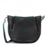 Verona Across Body Hobo in black pace