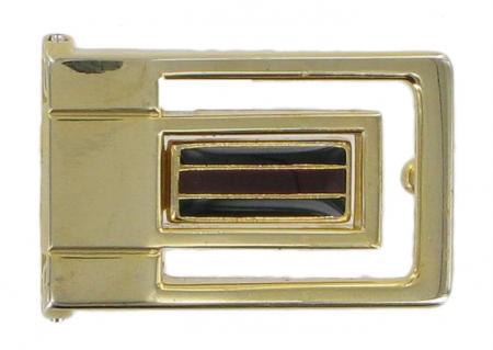 Vintage Clamp-On Brass Effect Buckle for belts 26mm wide CXSB9