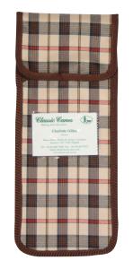 Wallet for Folding Walking Sticks in brown check 4621AP