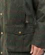 Olive and Red Check